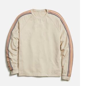 Marine Layers Men’s long sleeved shirt with striped sleeves design